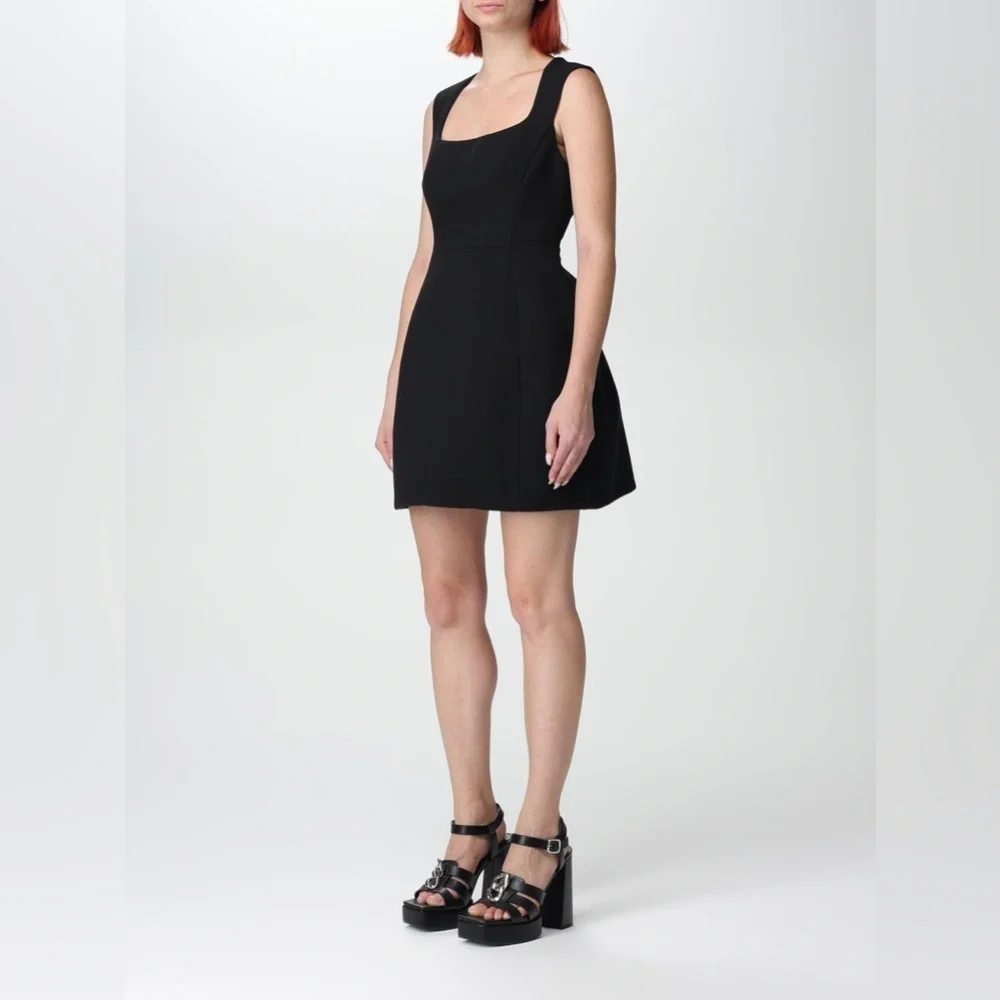 New Tory Burch Wool Fit And Flare Dress